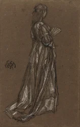 Junges Mädchen stehend, ca. 1873-75